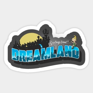 Greetings from dreamland Sticker